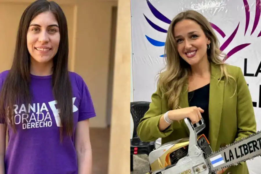 RENOVACIÓN POLÍTICA. Milagros Céliz y Celina Moisá: con 30 y 31 años, son las más jóvenes de esta competencia electoral. / LA GACETA