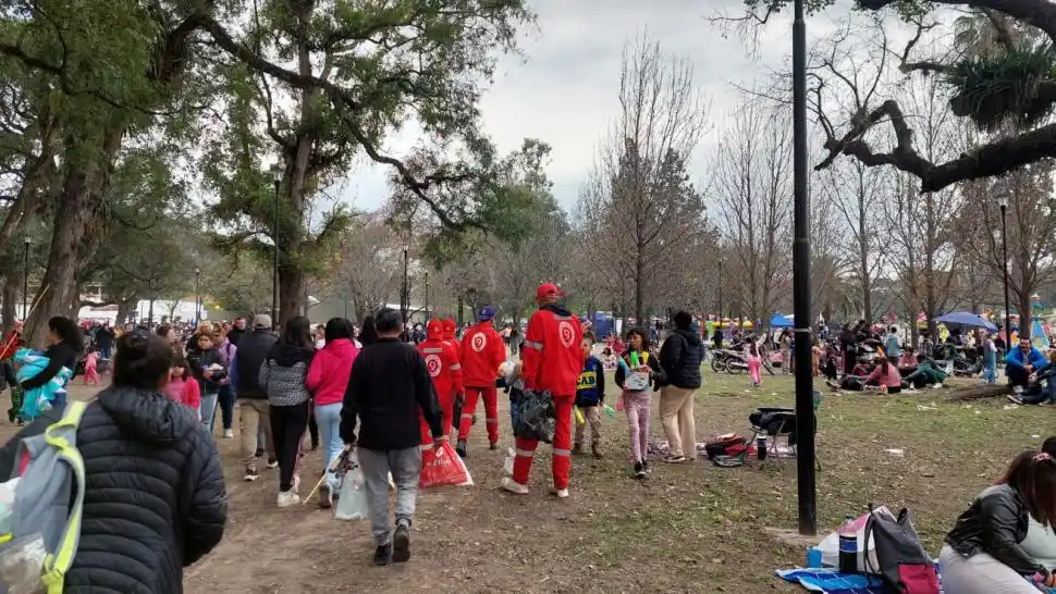 Día del Niño: la fiesta en el parque 9 de Julio no se vio empañada por la basura
