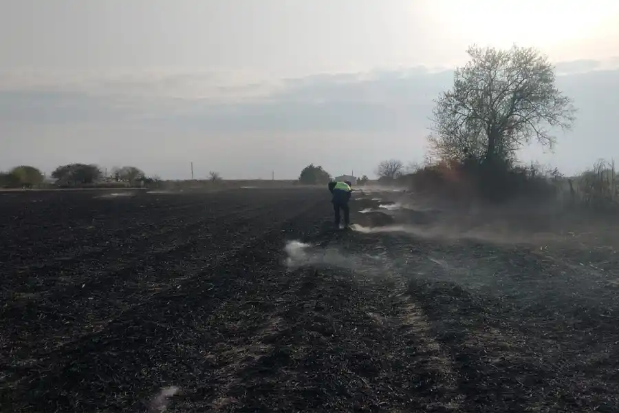 Quema sofocada en La Florida. 