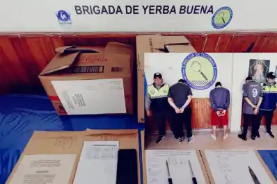 Detienen a presuntos miembros de una banda de rompevidrios en Tucumán