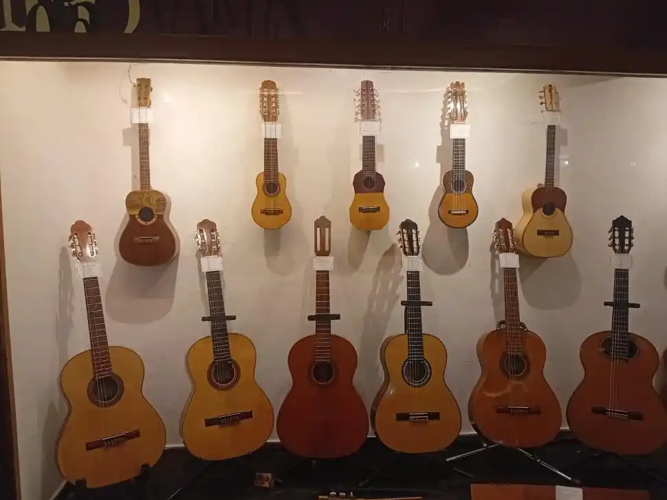 EXPOSICIÓN. Son instrumentos fabricados por docentes y estudiantes.