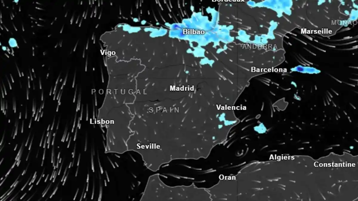 DANA en España: estas son las zonas más afectadas, con lluvias de hasta 50 mm en una hora