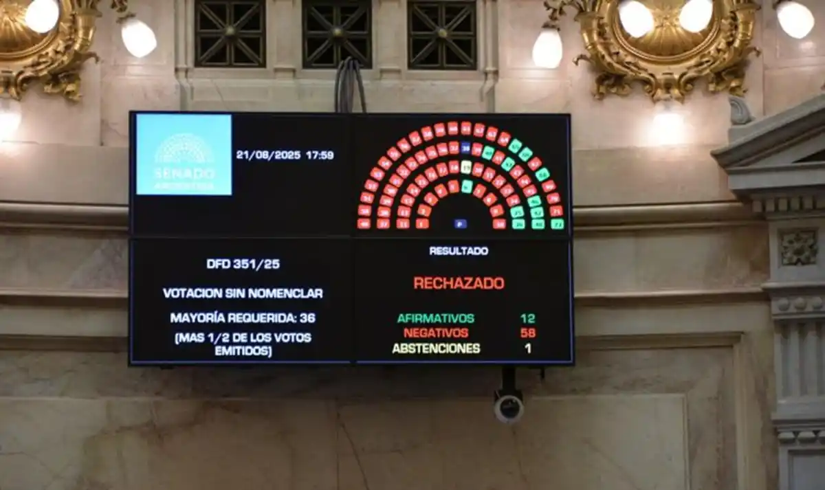 La oposición pone freno a la motosierra: el Senado deroga cinco decretos de Milei