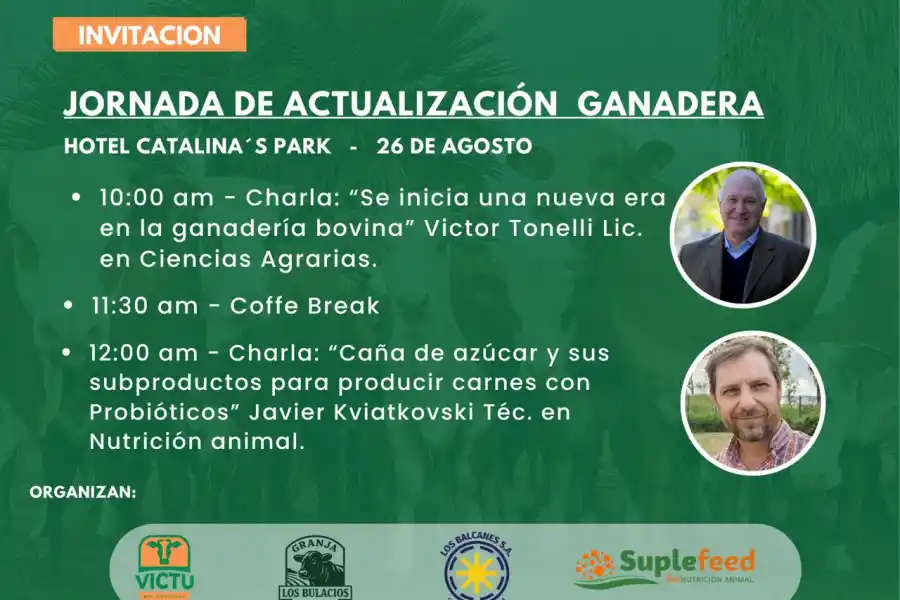 Innovación y sustentabilidad: Tucumán se prepara para una Jornada de Actualización Ganadera