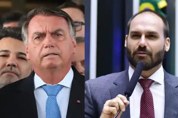 “Inmaduro” e “ingrato de m...”: fuerte interna familiar entre Jair Bolsonaro y su hijo Eduardo