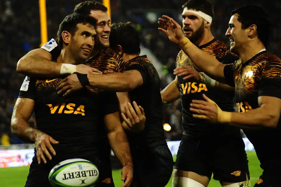 HAZAÑA HISTÓRICA. En 2019, con el tucumano Matías Orlando en el equipo, Jaguares clasificó a la final del Súper Rugby.