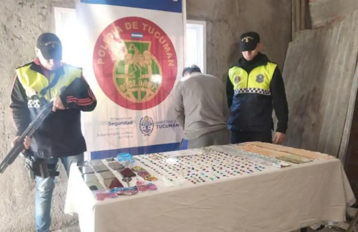 Operativos en Tucumán: más de 40.000 dosis de drogas secuestradas y 1.369 aprehendidos en una semana