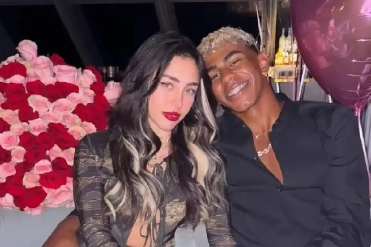 FESTEJO EN PAREJA. Lamine Yamal confirma su romance con Nicki Nicole.