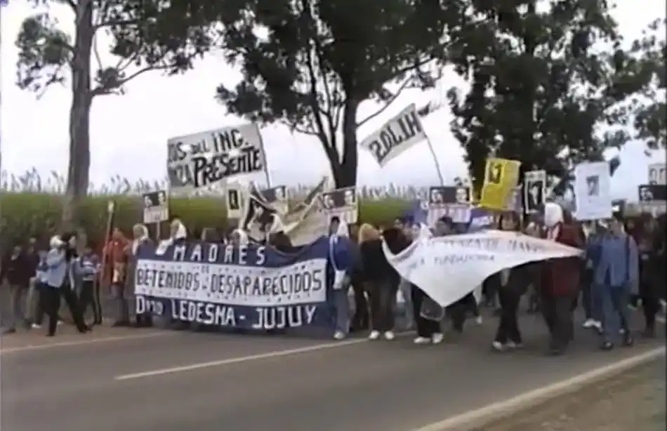 EN JUJUY. La marcha de la madres contra el ingenio Ledesma.