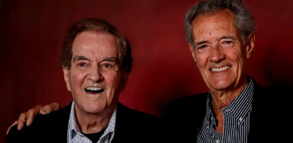 DÚO DINÁMICO. Manuel de la Calva, a la izquierda, junto a Ramon Arcusa en una imagen del 2024.