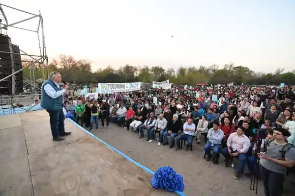 Jaldo en Graneros: “Nos salvamos entre todos o no se salva nadie”