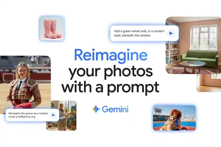 El nuevo editor de fotos de Gemini, la inteligencia artificial de Google