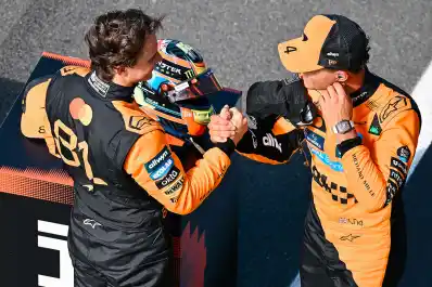 McLaren copó la primera fila: Piastri logró la pole y Norris quedó segundo en la clasificación del GP de Países Bajos