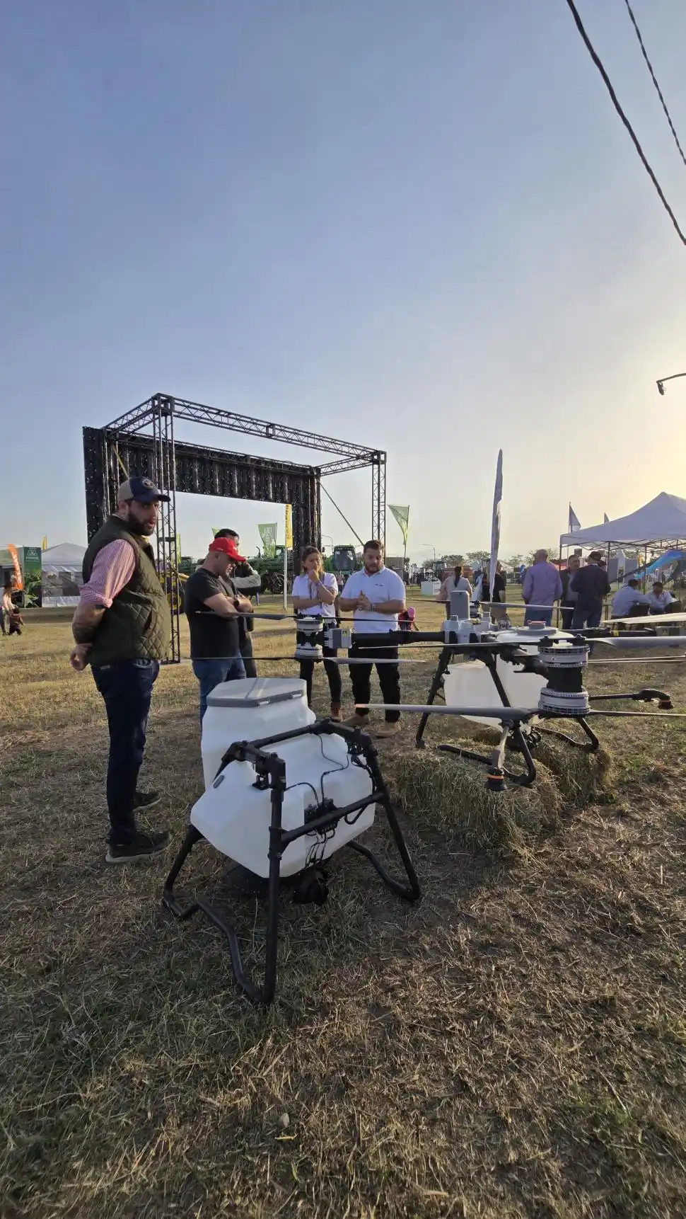 SEDE. El Primer Simposio Internacional de Drones se llevó a cabo en el contexto de la Expo Agrosur, en Concepción.