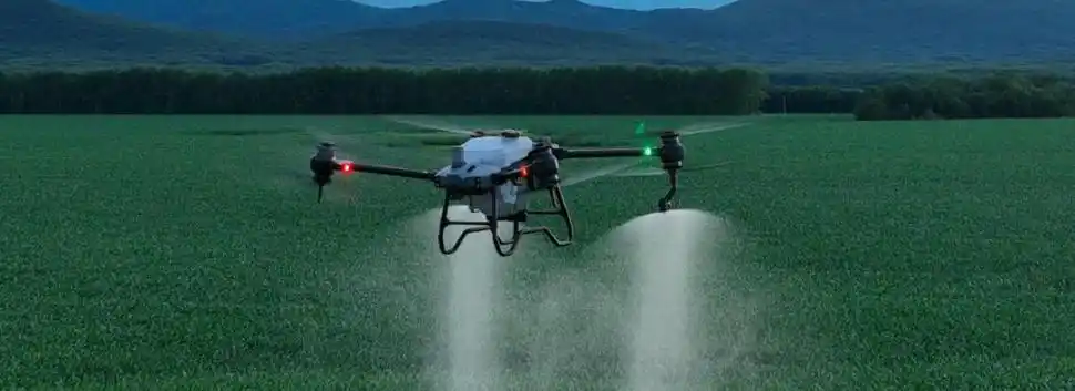 El dron puede aplicar insecticidas en zonas de acceso complicado