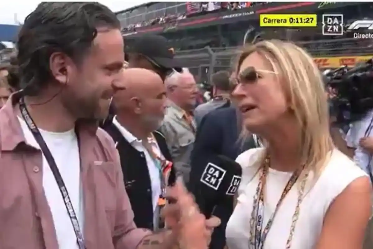 Máxima Zorreguieta en el GP de Países Bajos.