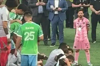 El gesto viral de Lionel Messi tras la derrota de Inter Miami ante Seattle Sounders por la Leagues Cup