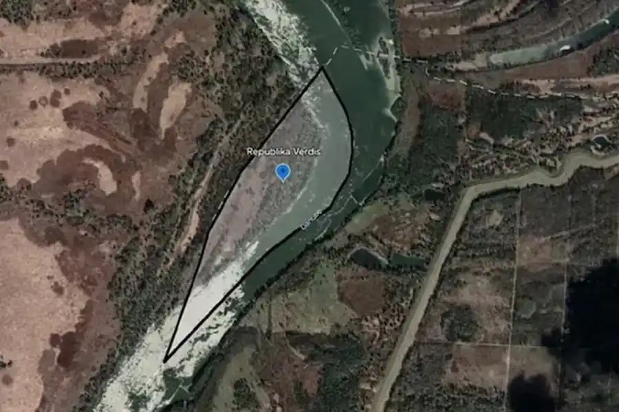 ENTRE SERBIA Y CROACIA. La República Libre de Verdis en Gornja Siga está ubicada en un terreno de 0,5 km², en una “tierra de nadie” entre Croacia y Serbia. / MAPS