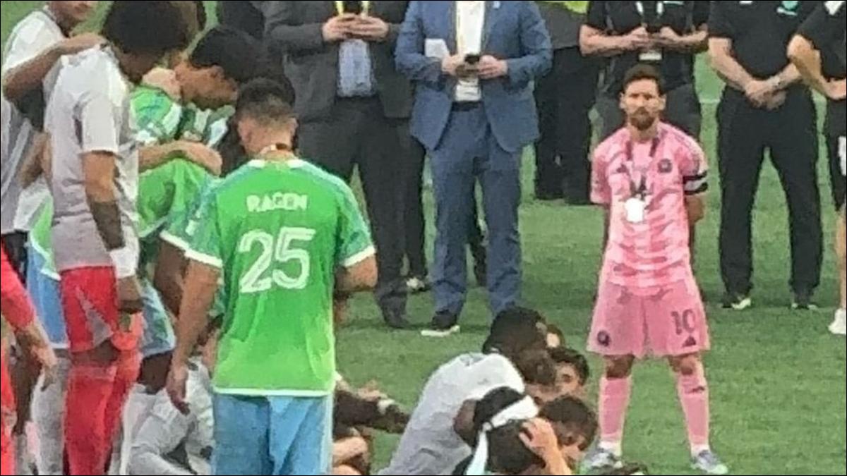 El gesto viral de Lionel Messi tras la derrota de Inter Miami ante Seattle Sounders por la Leagues Cup
