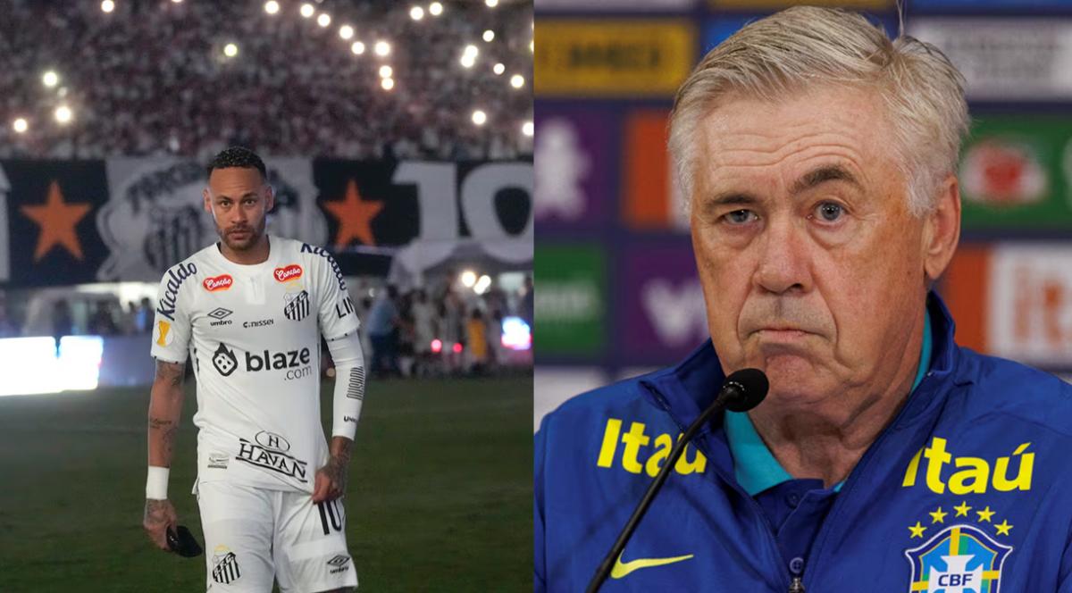 Neymar contradijo a Carlo Ancelotti y generó polémica por su ausencia en la Selección de Brasil