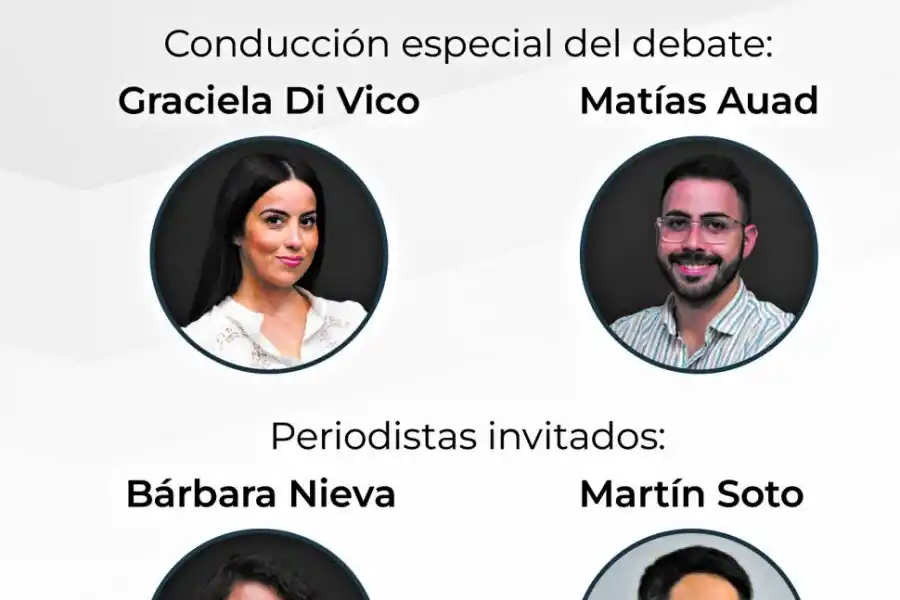 MODERADORES. Graciela Di Vico, Matías Auad, Bárbara Nieva y Martín Soto