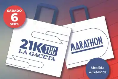 Este sábado, LA GACETA te regala la bolsa ecológica de los 21K