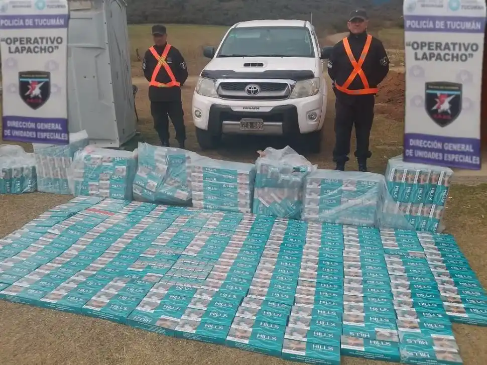 LO DECOMISADO. En nuestra provincia, el valor de los cigarrillos secuestrados superan los $7 millones.