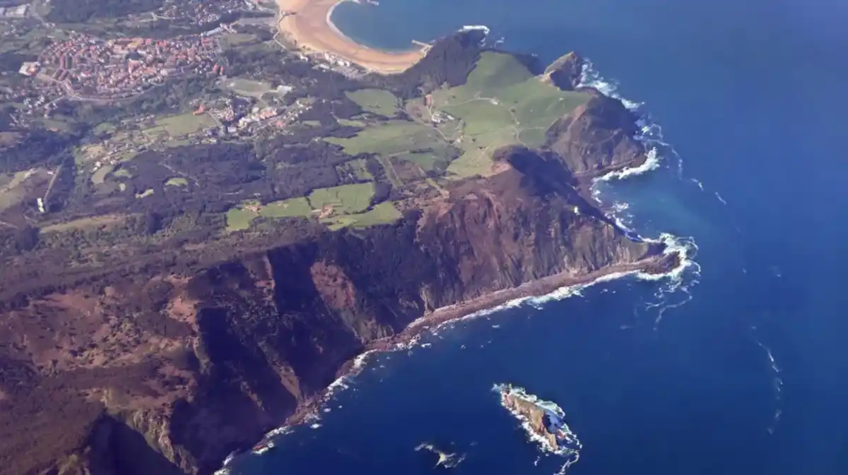 Cabo Billano, en la provincia de Vizcaya (País Vasco, España)