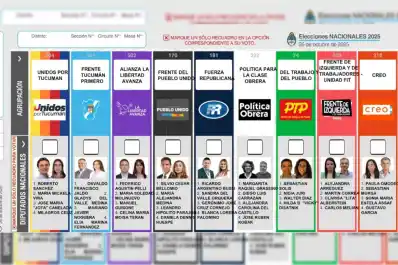 Elecciones 2025: con esta BUP, los tucumanos elegirán diputados