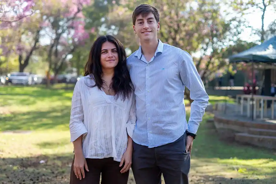 EN LA CATEGORÍA ''ARQUITECTURA''. son finalistas Sofía Grinblat y Jerónimo Madariaga con el proyecto “Devolver el parque a la ciudad”. / CORTESÍA JERÓNIMO MADARIAGA