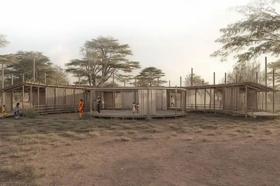 PARA LAS PRÁCTICAS COLECTIVAS. El proyecto se basa en la revalorización de la arquitectura vernácula y la integración de los sistemas de conocimiento locales. / FAU