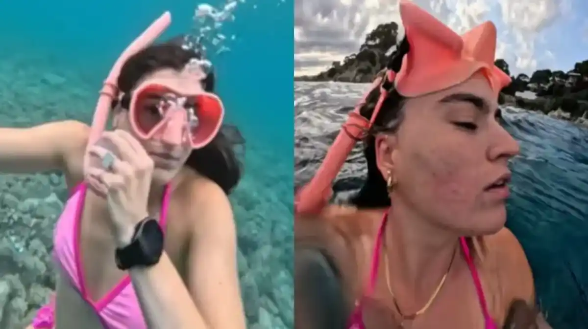 Nueva polémica de Mariona Pujol: críticas a la influencer española por coger medusas y molestar a la fauna marina