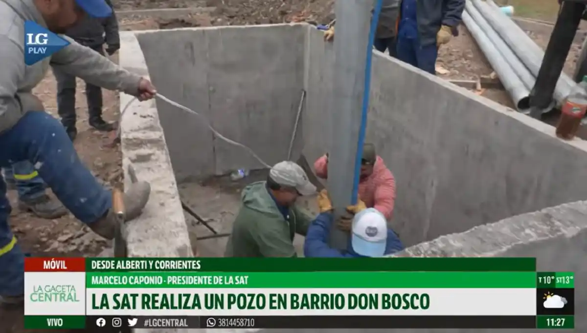 Alivio para los vecinos, tras años de reclamos: el barrio Don Bosco tendrá un nuevo pozo de agua en 30 días