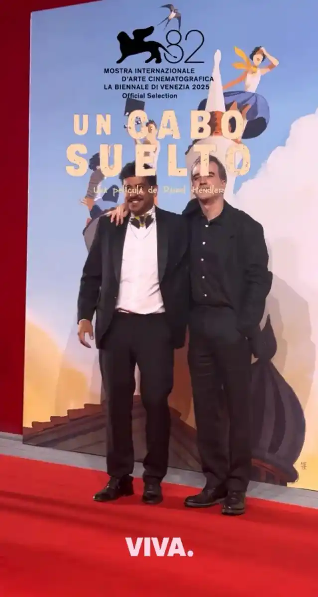 ALFOMBRA ROJA. Prina y Daniel Hendler durante el estreno de 