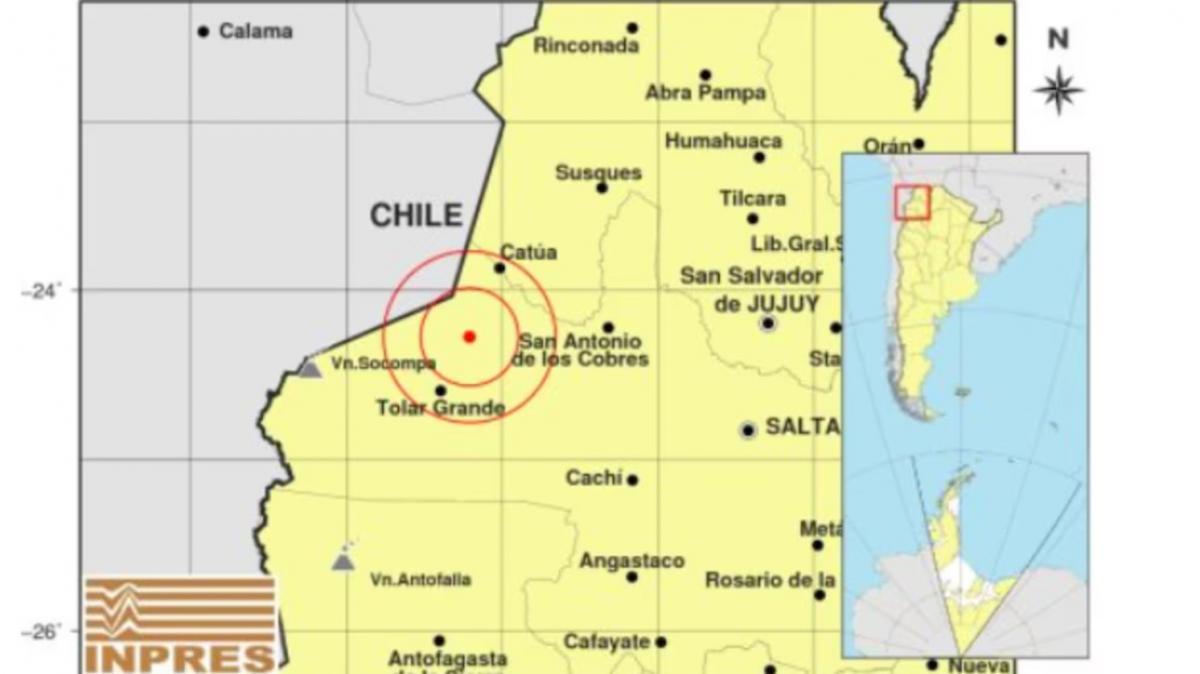 Temblor en Salta: se registró un movimiento sísmico con epicentro cerca de Tolar Grande
