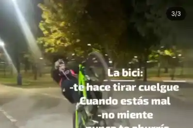 Polémica urbana: “No molestamos a nadie”, dijeron los adolescentes ciclistas