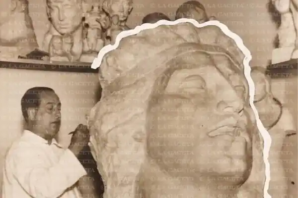 Recuerdos fotográficos: 1941. Prat Gay crea el monumento al Indio para la ruta 307