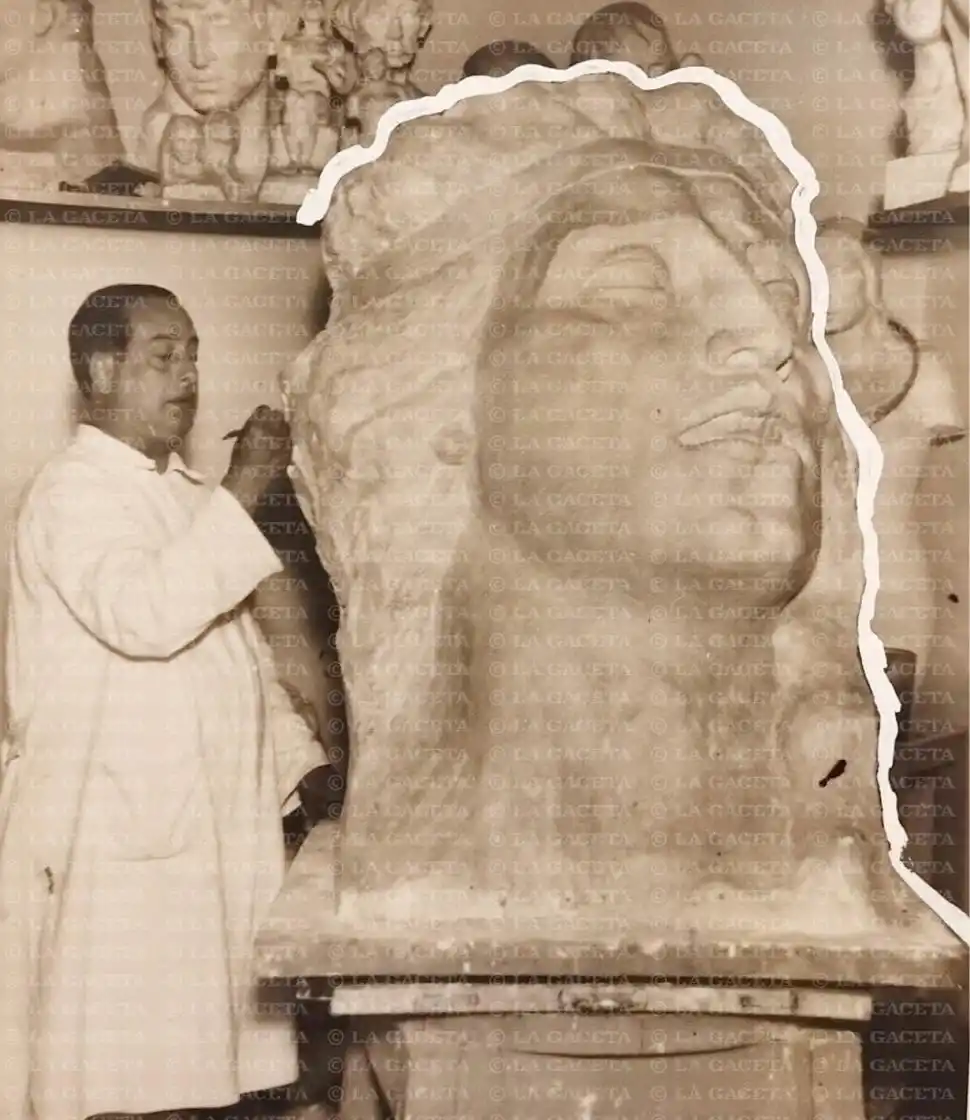 Recuerdos fotográficos: 1941. Prat Gay crea el monumento al Indio para la ruta 307