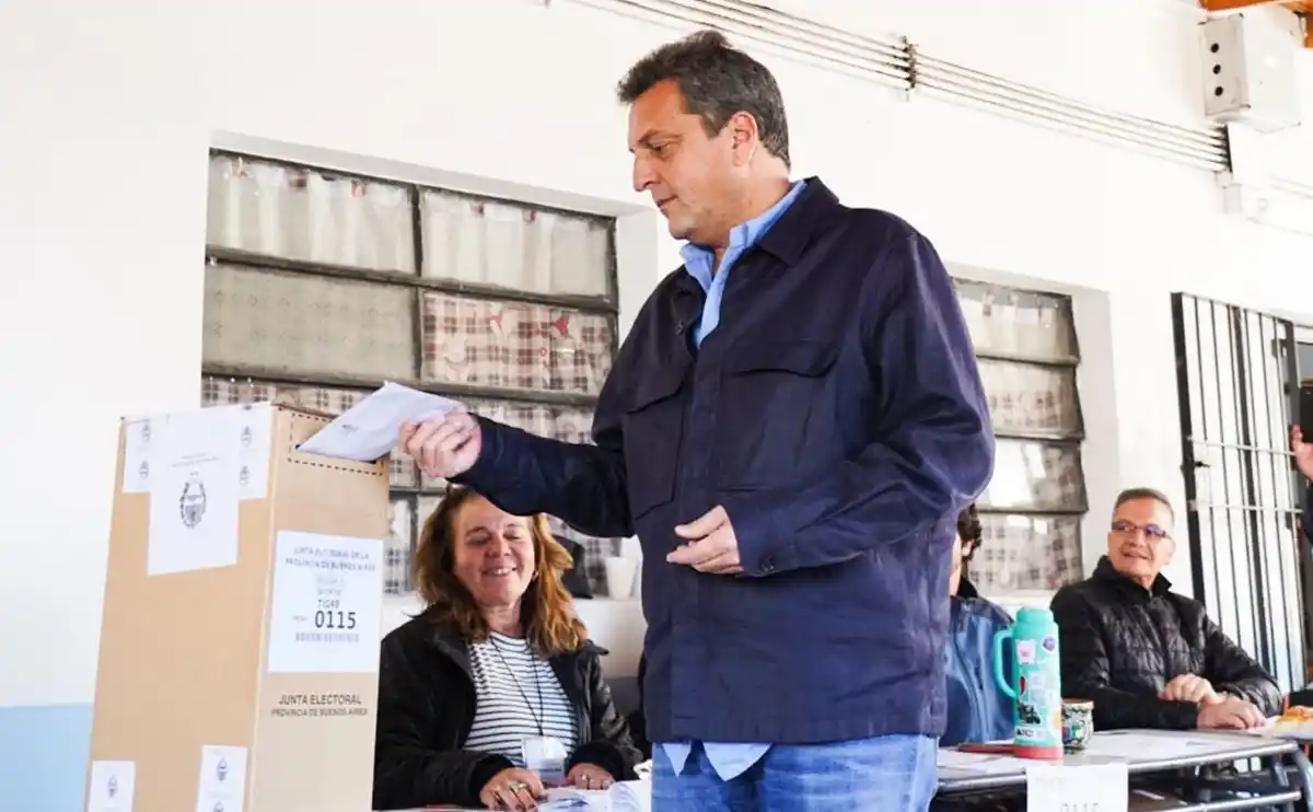 Sergio Massa: “La provincia de Buenos Aires va a mostrar hoy que recorre un camino, como en 2023”