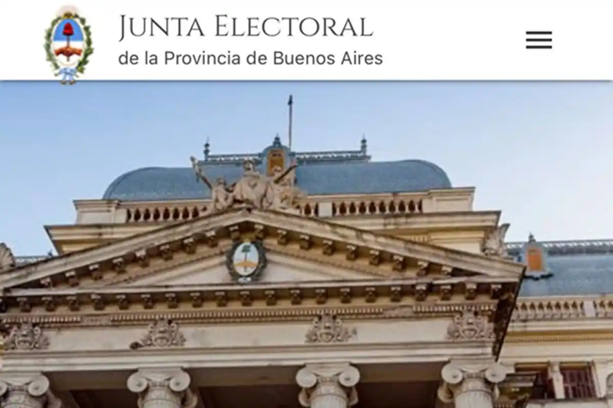 Junta Electoral bonaerense. 