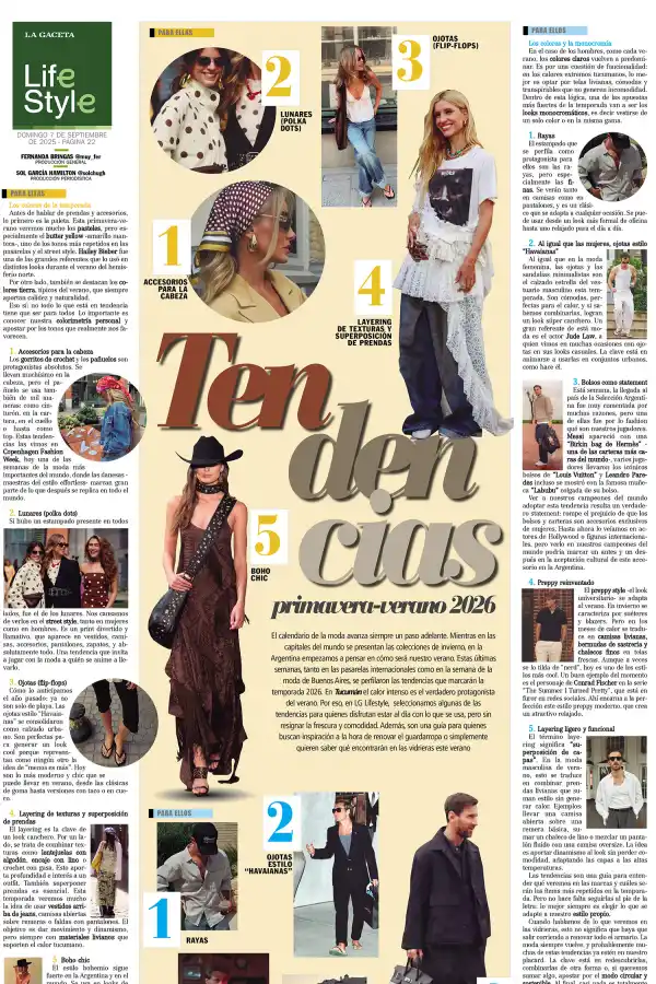 Tendencias primavera-verano 2026: lo que se viene