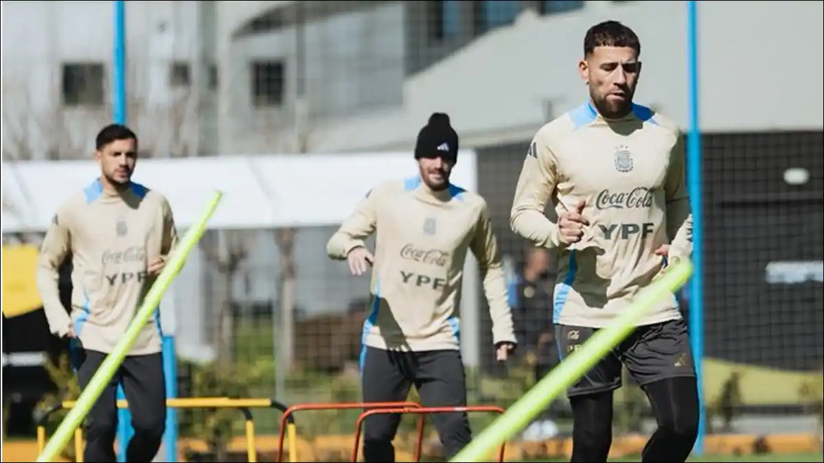 REFERENTE HASTA EL FINAL. Nicolás Otamendi será capitán en su despedida de las Eliminatorias, tras 127 partidos con la Selección.