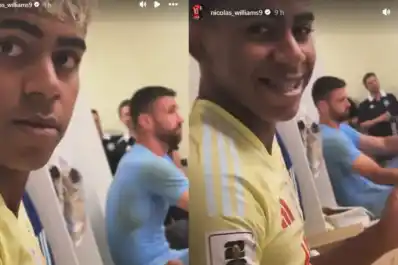 Nico Williams vacila a Lamine Yamal y revela cómo sigue su relación con Nicki Nicole: Está in love