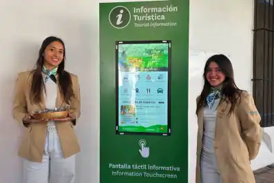 Instalaron un tótem interactivo que brinda información en la Casa Histórica de la Independencia