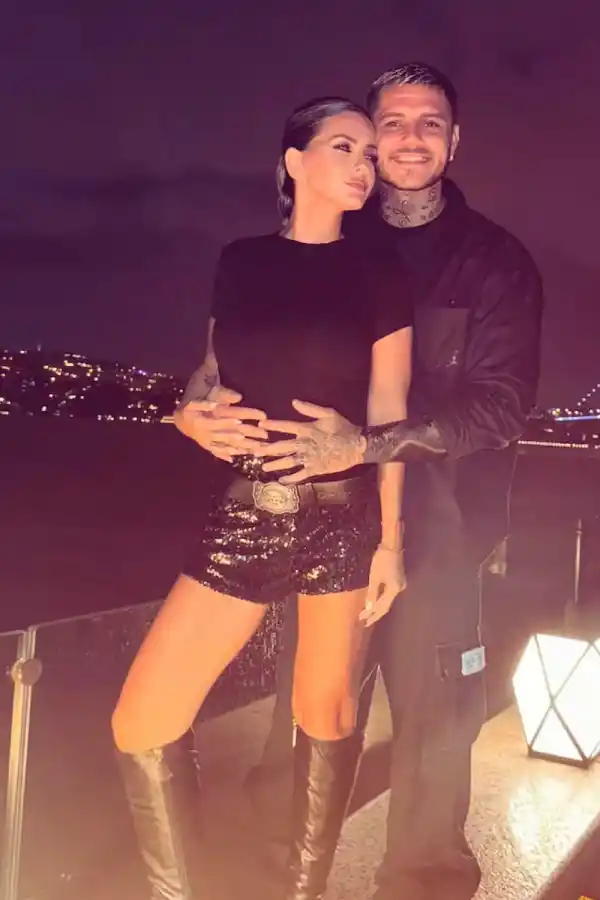 Muaro Icardi apareció sin los tatuajes con Wanda.