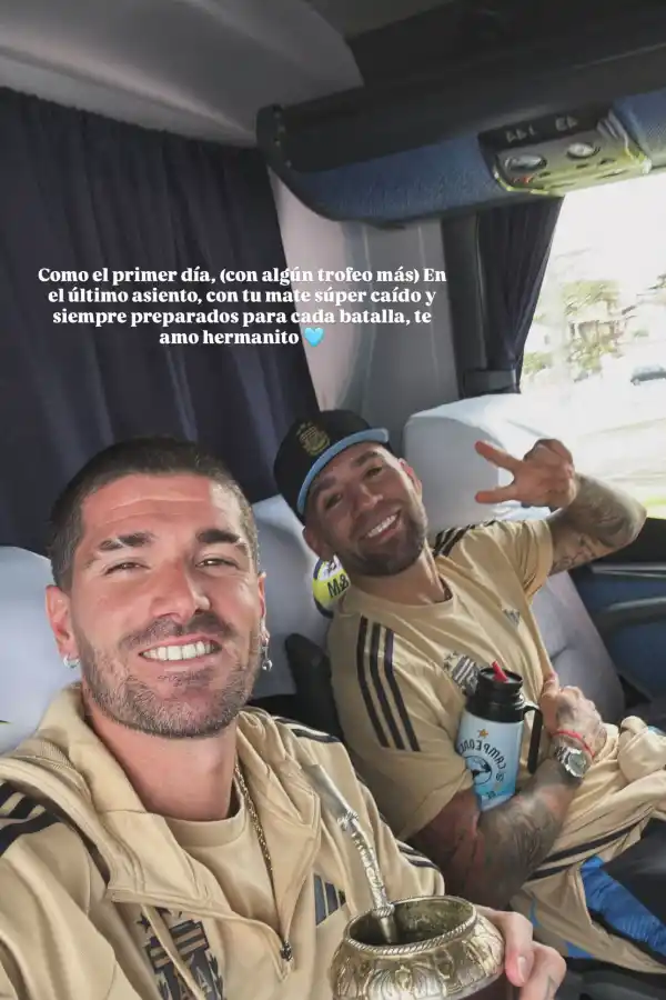 Te amo hermanito: el mensaje que hizo emocionar a Otamendi antes de su adiós con la Selección