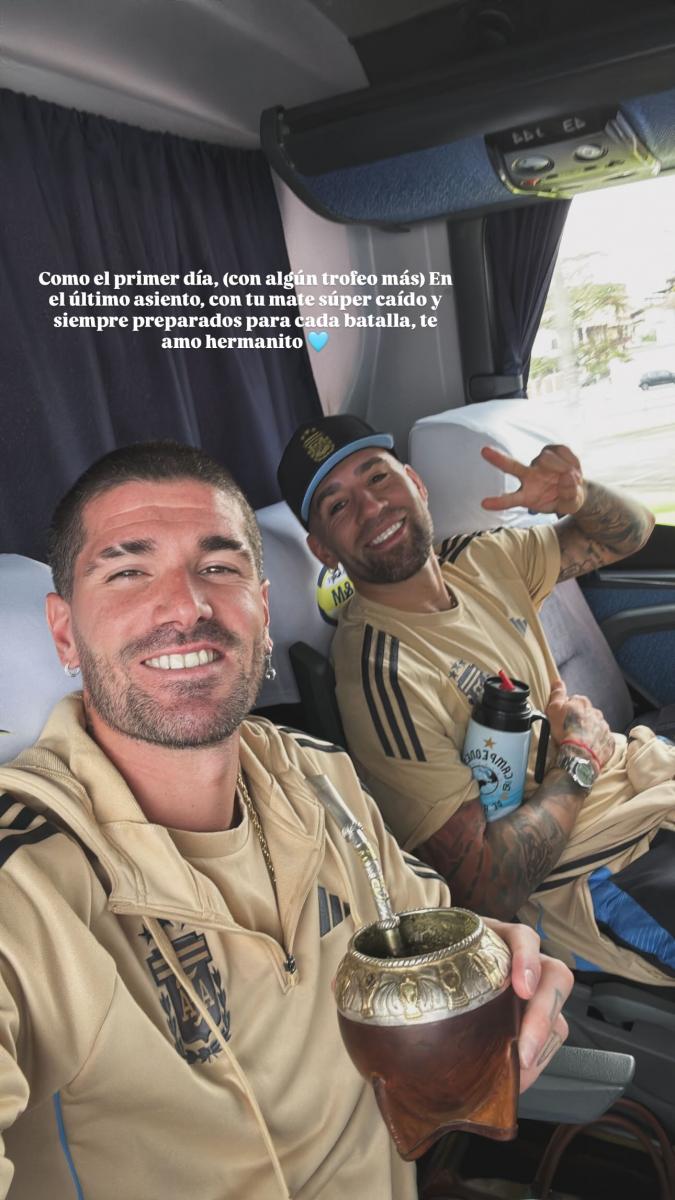 Te amo hermanito: el mensaje que hizo emocionar a Otamendi antes de su adiós con la Selección