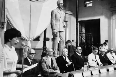 Recuerdos fotográficos: 1978. La UNT le da la distinción Honoris Causa a Borges