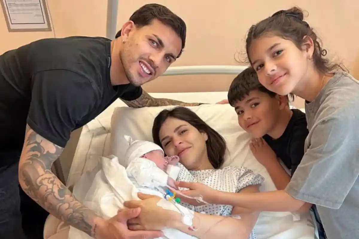 Hace cinco meses, Leandro Paredes y Camila Galante tuvieron a su tercera hija.