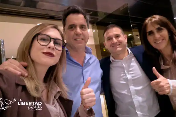 “Estamos estrechando un diálogo político”: Lisandro Catalán, Karina Milei y Martín Menem participaron de un acto de La Libertad Avanza en Tucumán